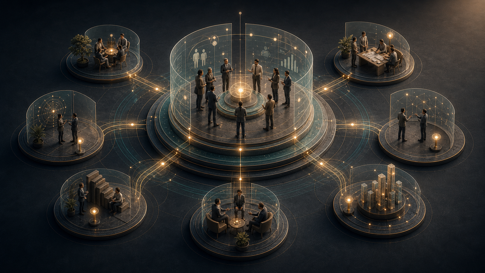 Organizational culture system connecting behaviours, norms, trust signals, accountability, and operating rhythm.