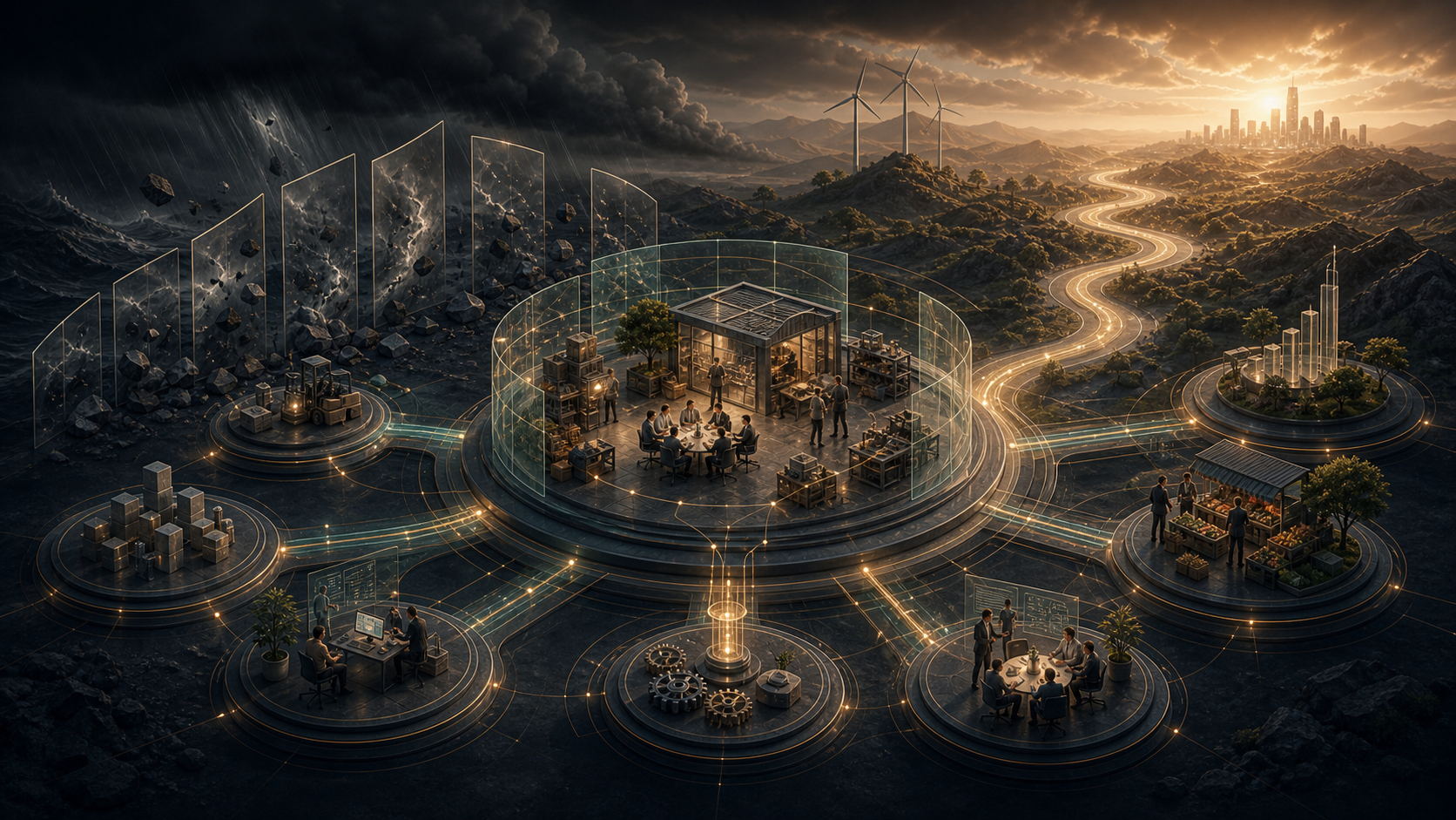 Resilient business platform navigating recession pressure through cost discipline, adaptation, and opportunity paths.